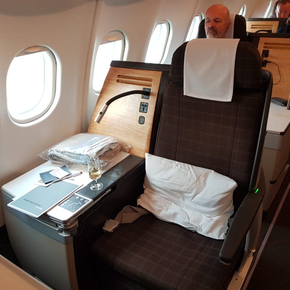 Swiss A330 Business Class, New York (JFK) to Zurich