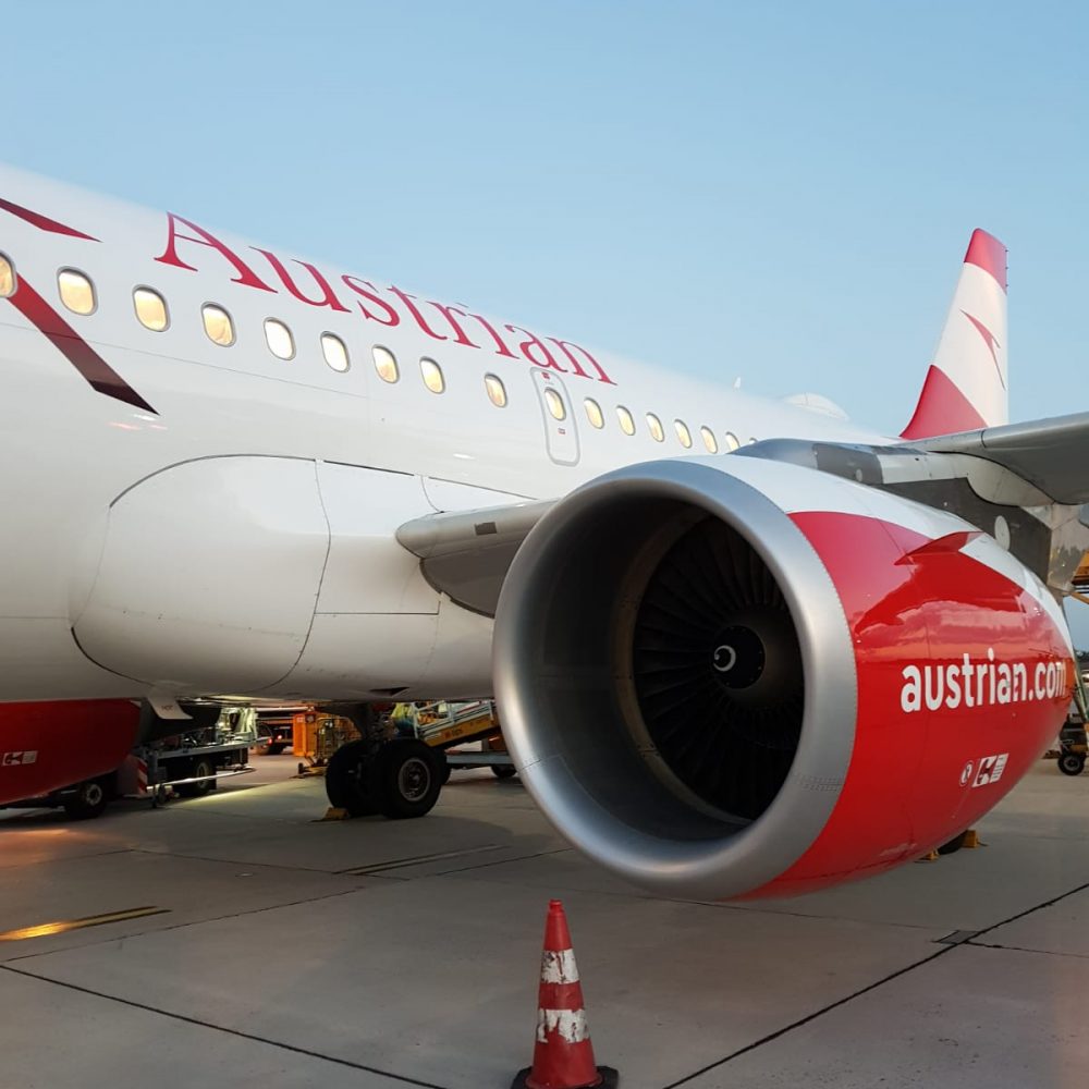 Austrian Airlines A320 Business Class, Tel Aviv to Vienna