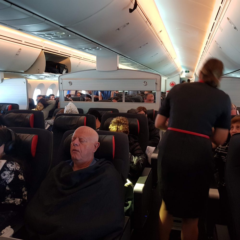 Air Canada 787 Premium Economy Class, Tel Aviv to Toronto