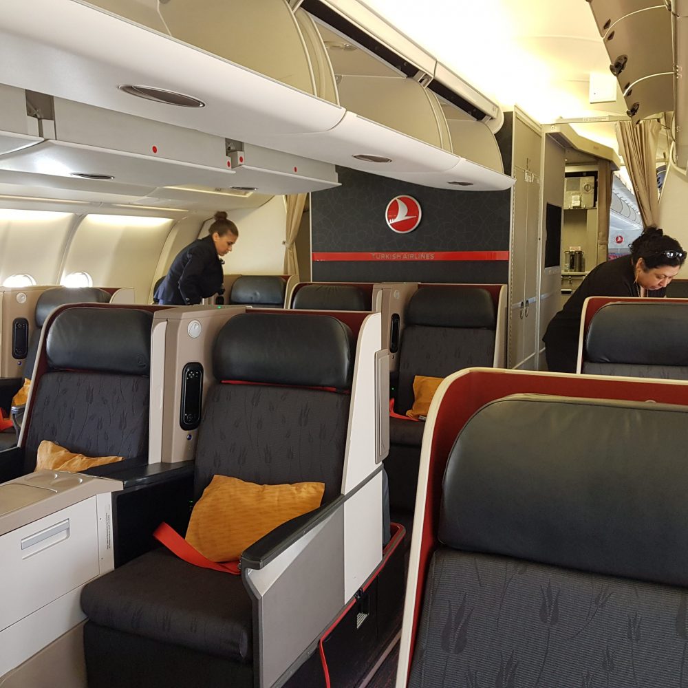 Turkish Airlines A330 Business Class, Tel Aviv to Istanbul